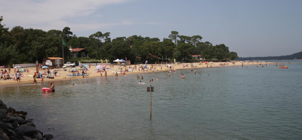 Vue générale Plage des Chênes