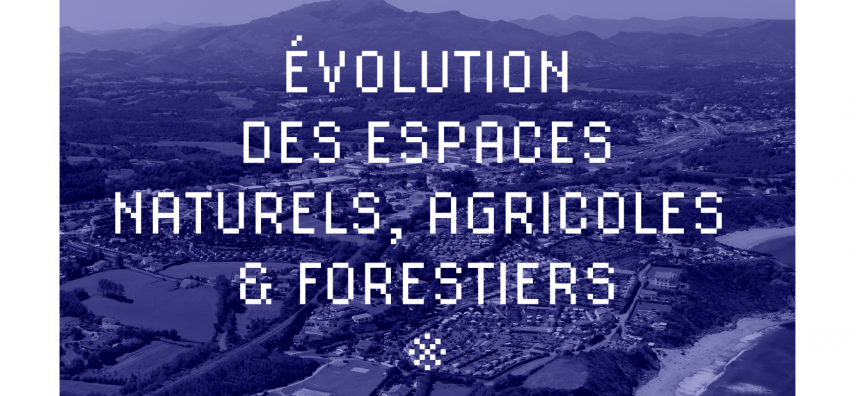 Evolution des espaces naturels, agricoles et forestiers