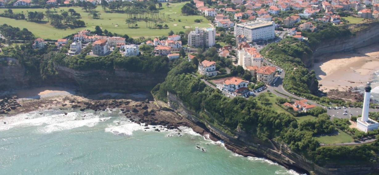 Vue aérienne Biarritz