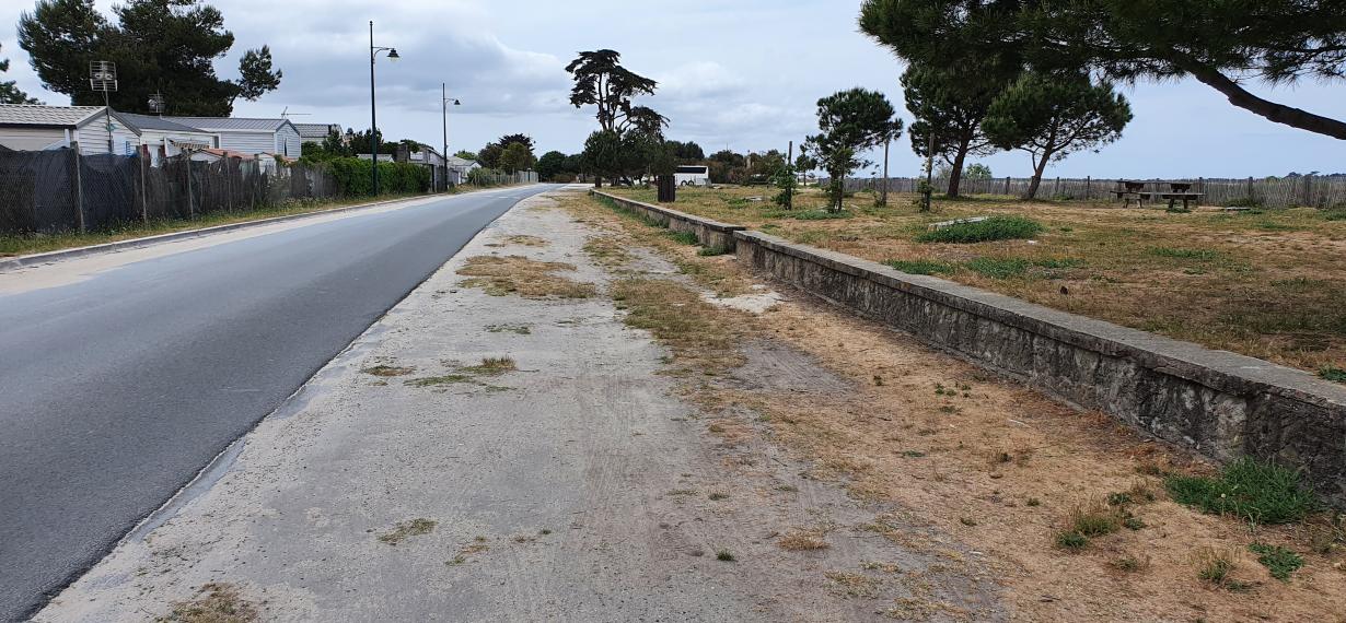 Travaux d'aménagement à Port-des-Barques