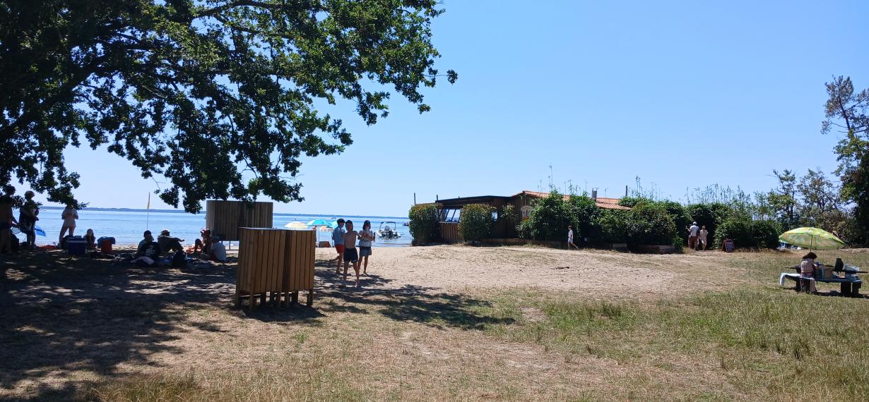 Plage à Cazaux