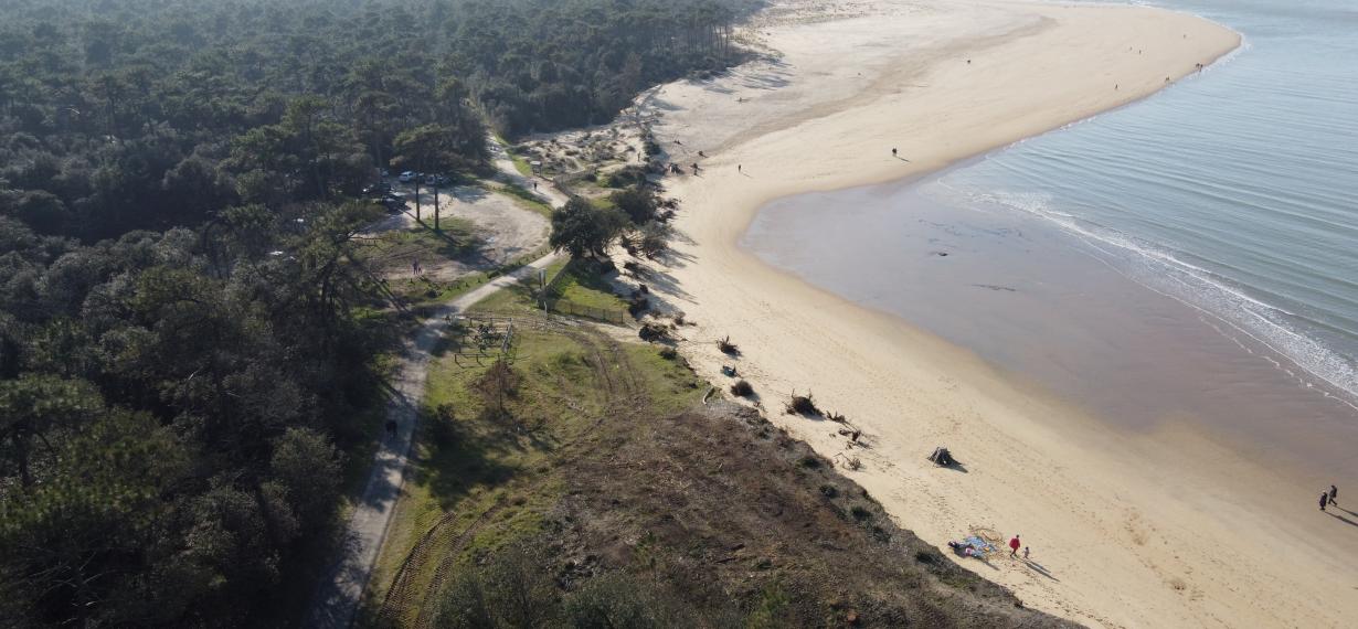 Vue aérienne du site de l’Embellie à La Tremblade