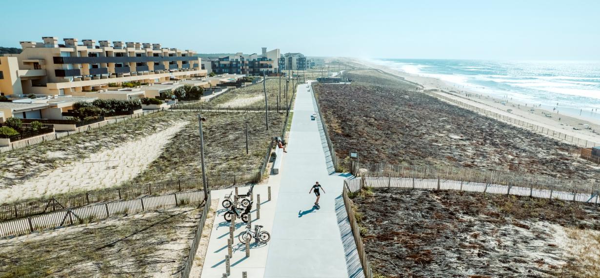 Vue aérienne Promenade Sud 