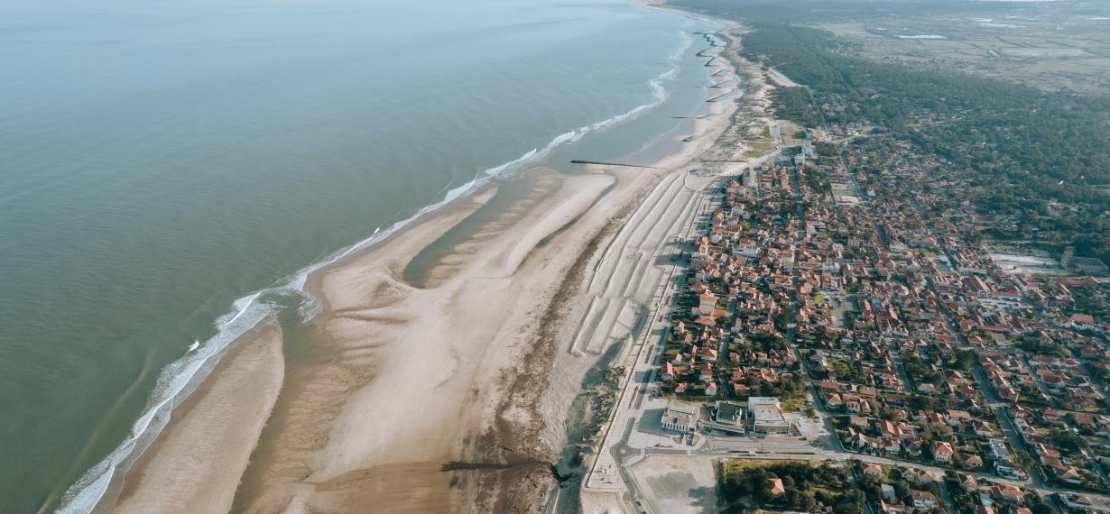 Vue aérienne Soulac-sur-Mer