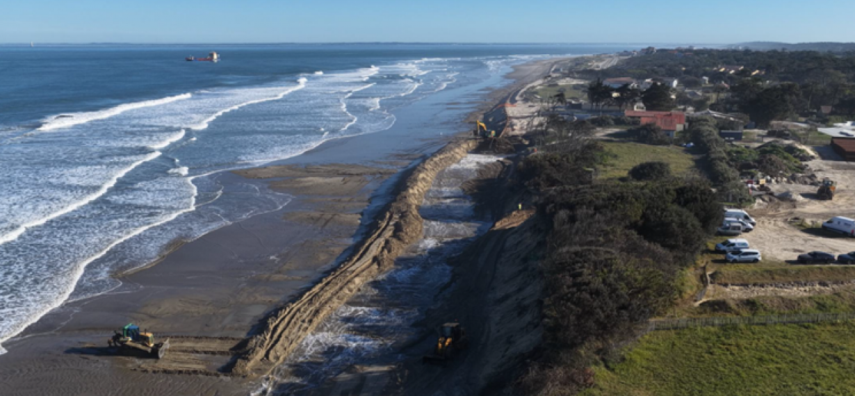 Vue aérienne rechargement expérimental