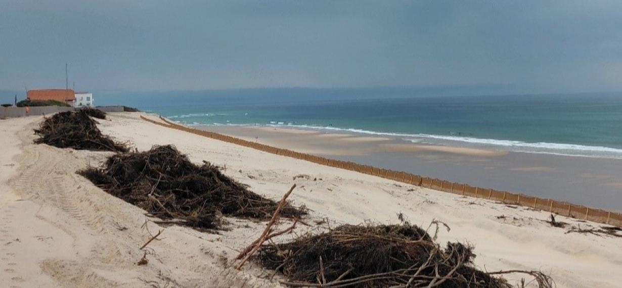 Dune arpès écrêtage