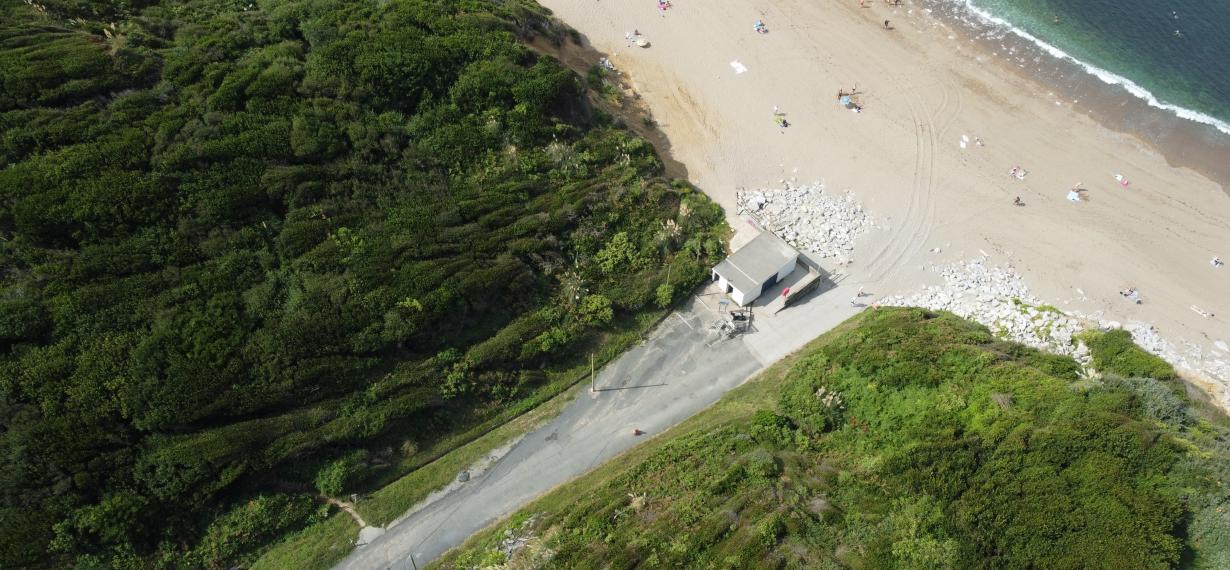 Vue aérienne Poste secours Lafitenia
