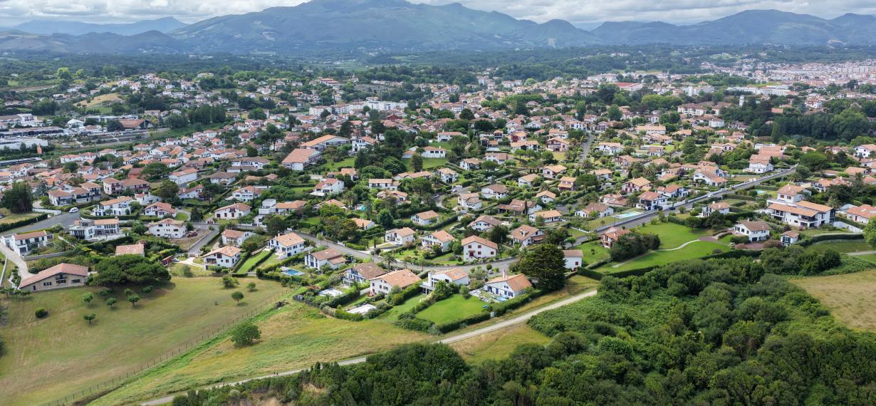 vue aérienne erromardie
