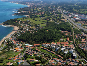 Vue aérienne Erromardie Saint Jean de Luz
