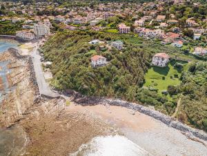 Vue aérienne Linéaire côtier de Guethary 