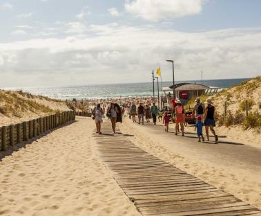 PLage centrale de Moliets 