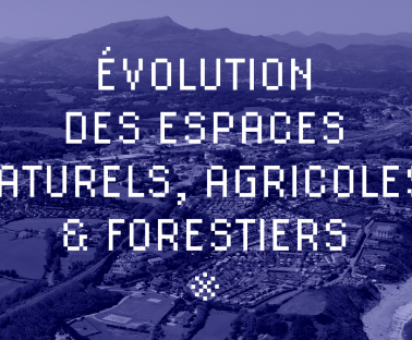 Evolution des espaces naturels, agricoles et forestiers