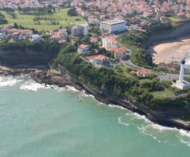 Vue aérienne Biarritz