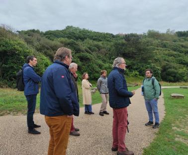 Visite de site à Bidart 