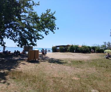 Plage à Cazaux