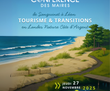 Conférence des Maires affiche Landes Nature Côte d'Argent