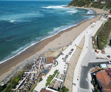 Vue aéruenne Chantier Erromardie 