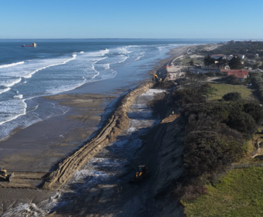 Vue aérienne rechargement expérimental