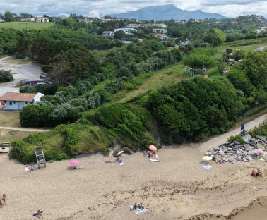 Vue aérienne de la Plage de Senix