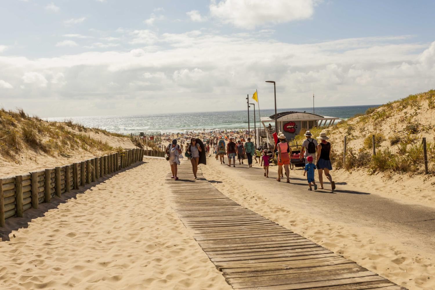 Plage centrale de Moliets