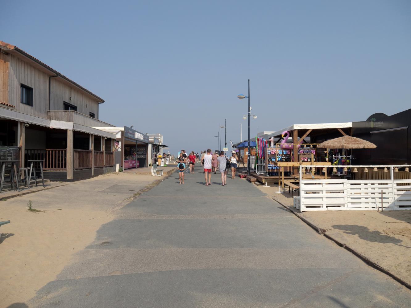 Tête de plage avant travaux 