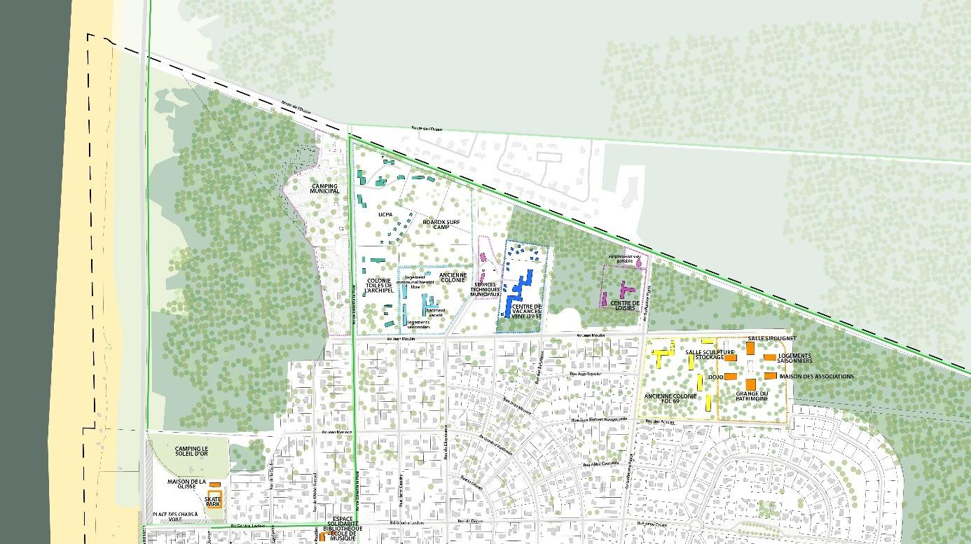 Secteur des colonies de Montalivet