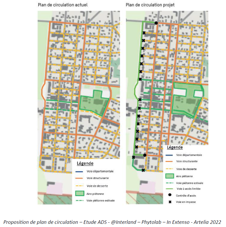 Proposition de schéma de circulation Biscarrosse Plage