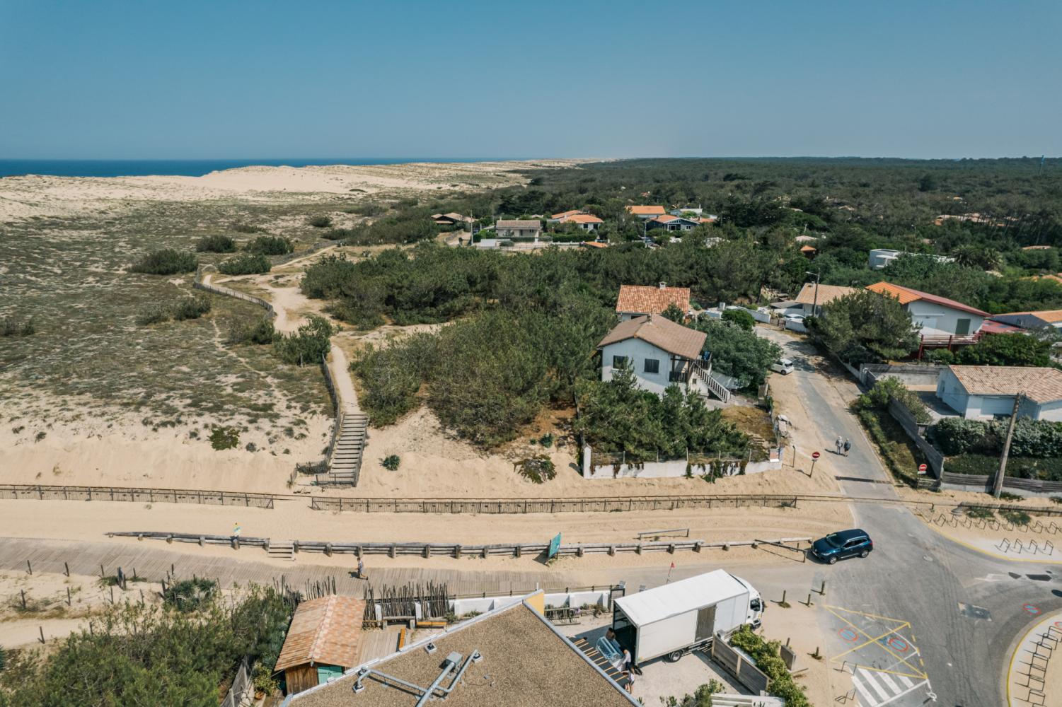 Entrée de plage