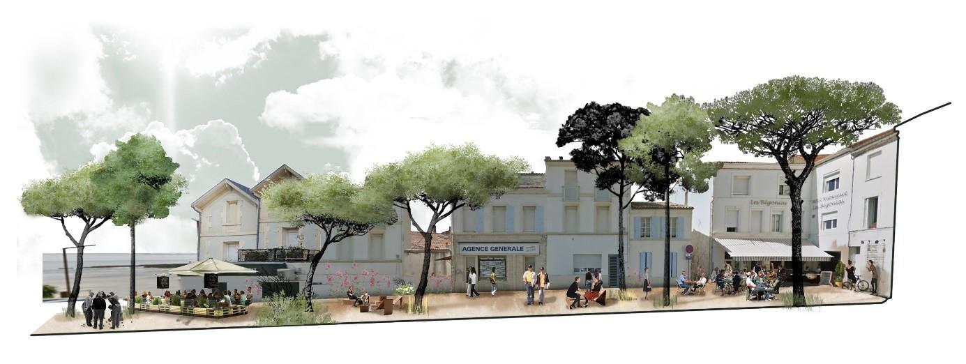 Projet proposé pour la place Michelet demain.