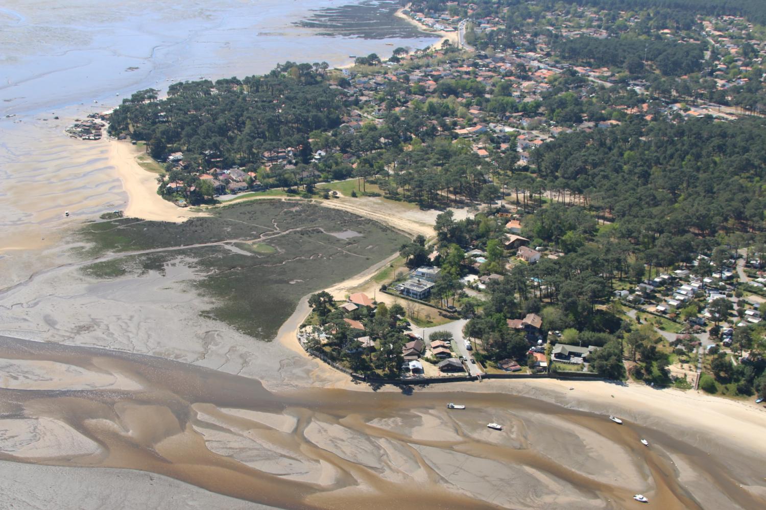 Vue aérienne Lège Cap Ferret