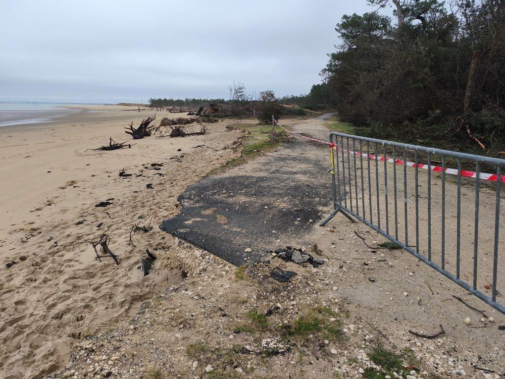 Erosion de la Vélodyssée