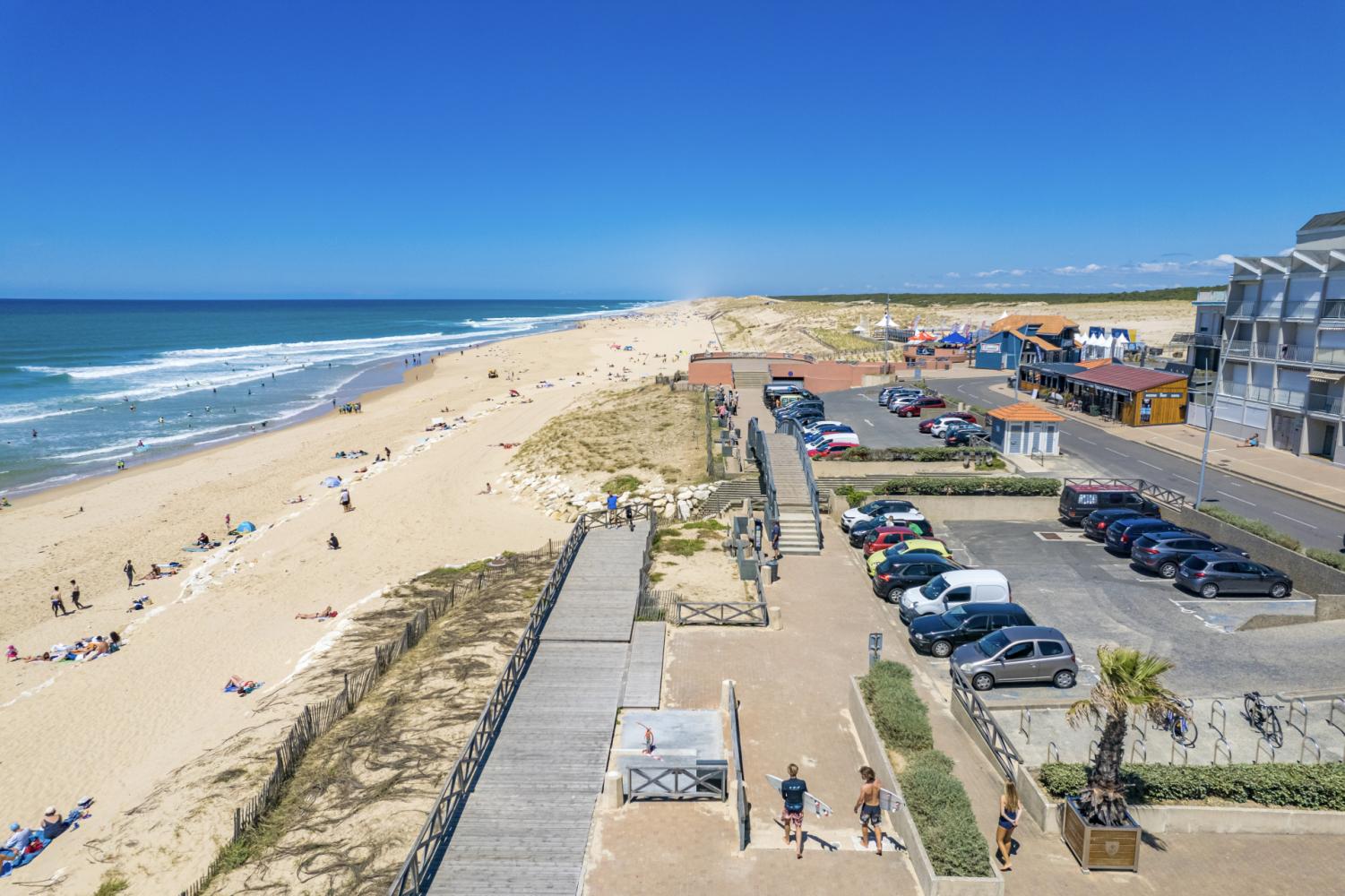 Vue aérienne Front de Mer Nord aujourd'hui