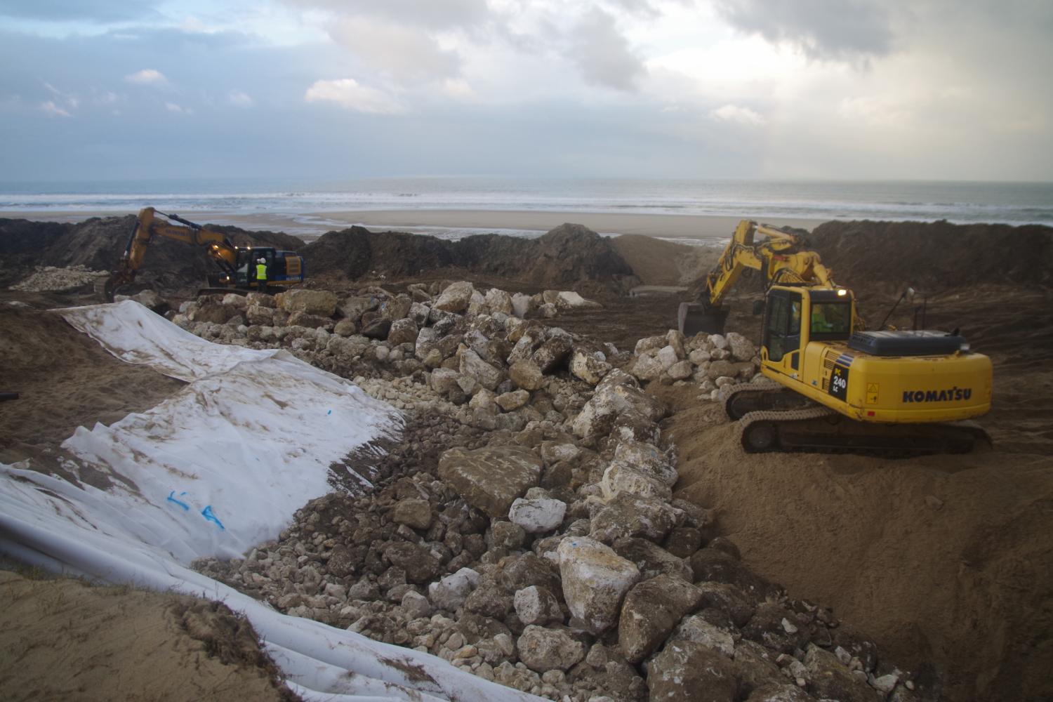 Travaux réalisés suite aux tempêtes de l'hiver 2013/2014