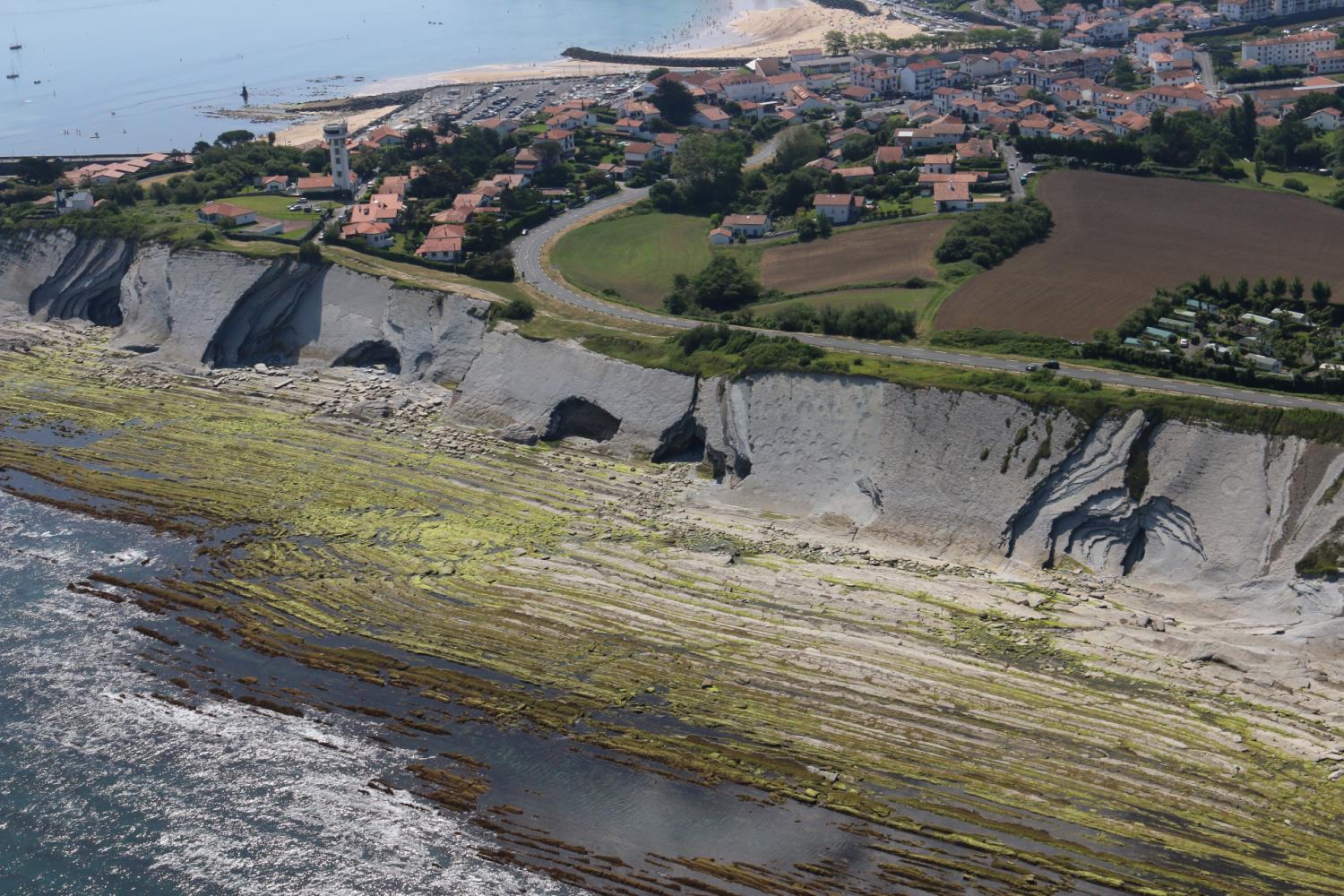Vue aérienne d'Urrugne