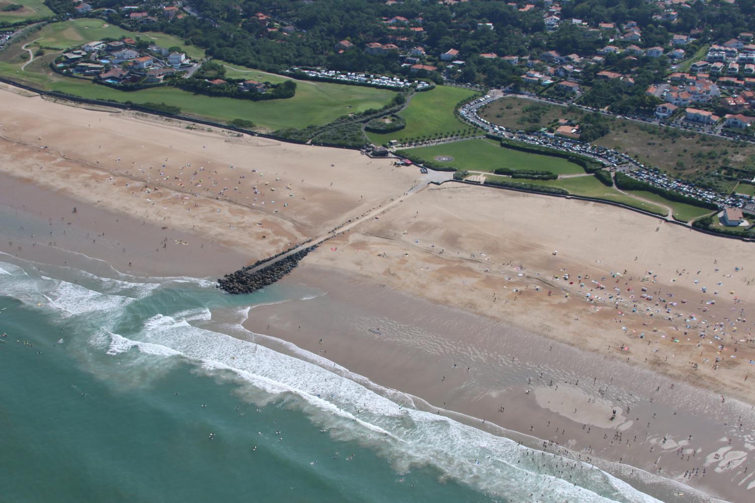 Vue aérienne d'Anglet