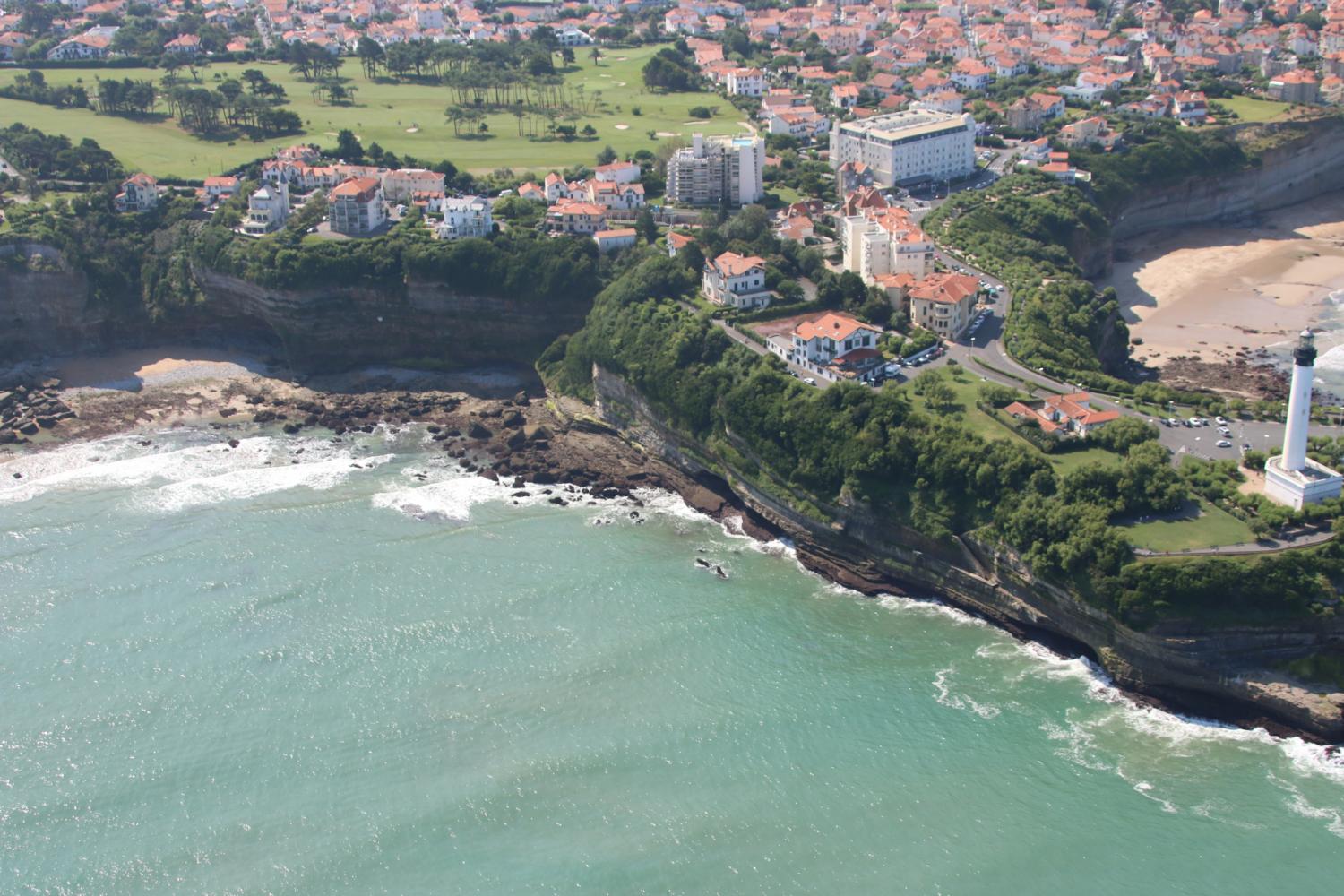 Vue aérienne Biarritz 