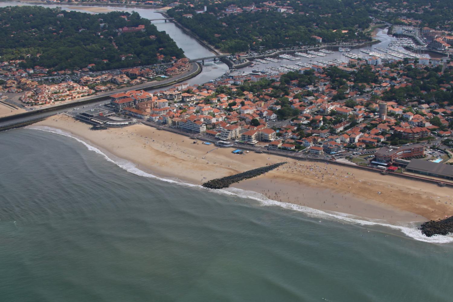 Vue aérienne de Capbreton 