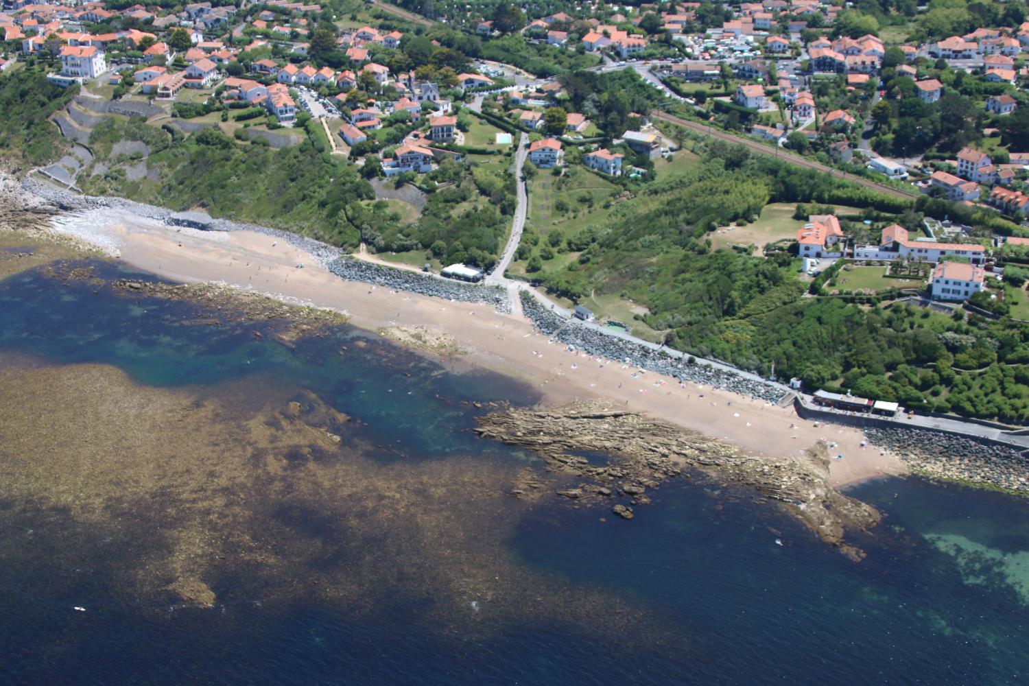 Vue aérienne de la Plage de Parlementia 