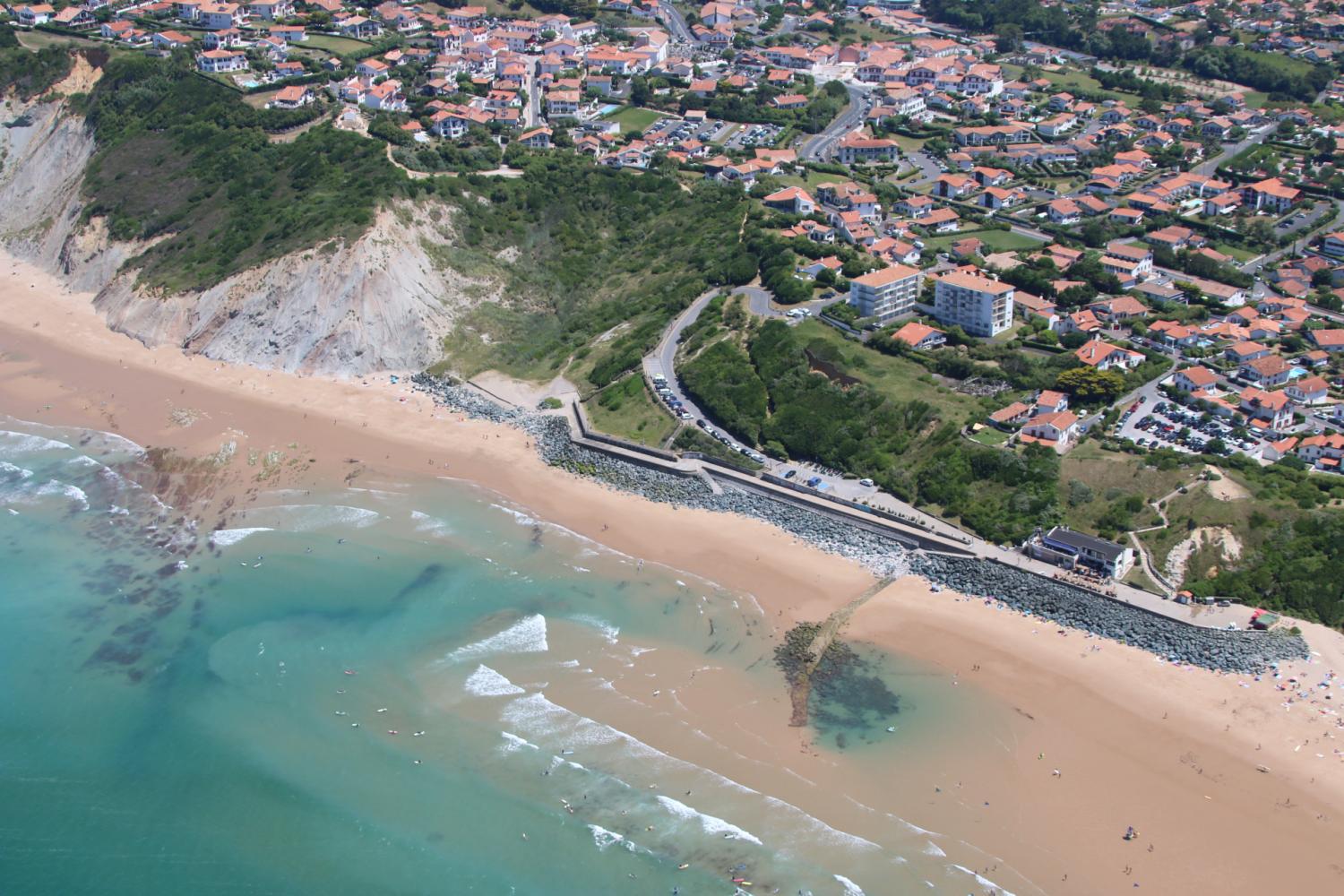 Vue aérienne Plage du centre - 2020