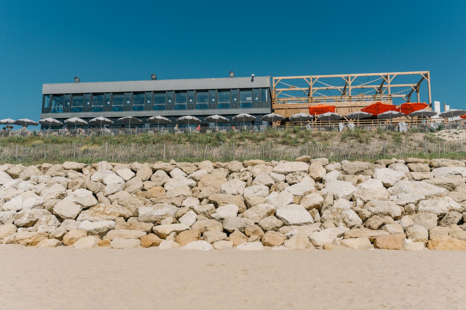Vue sol Lacanau  après travaux ouvrage 2023