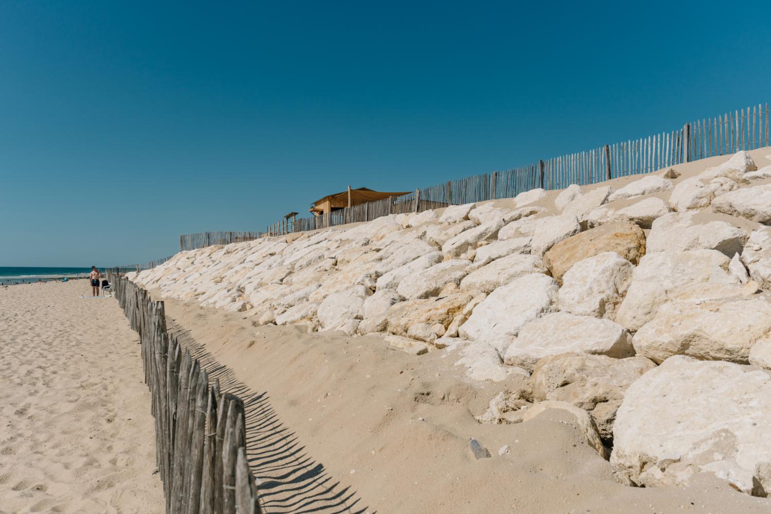 Vue sol Lacanau  après travaux ouvrage 2023