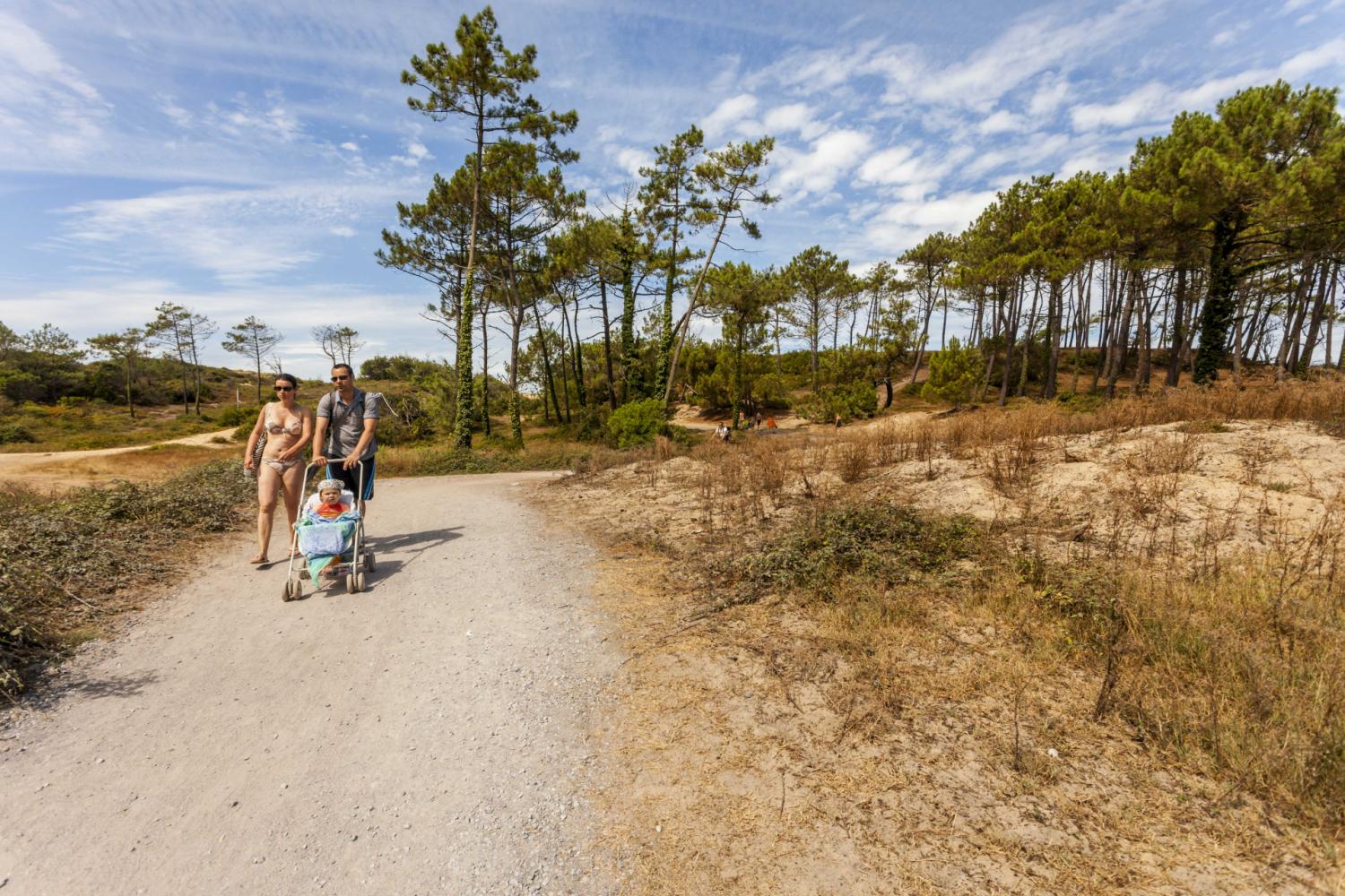 Accès plage depuis le camping