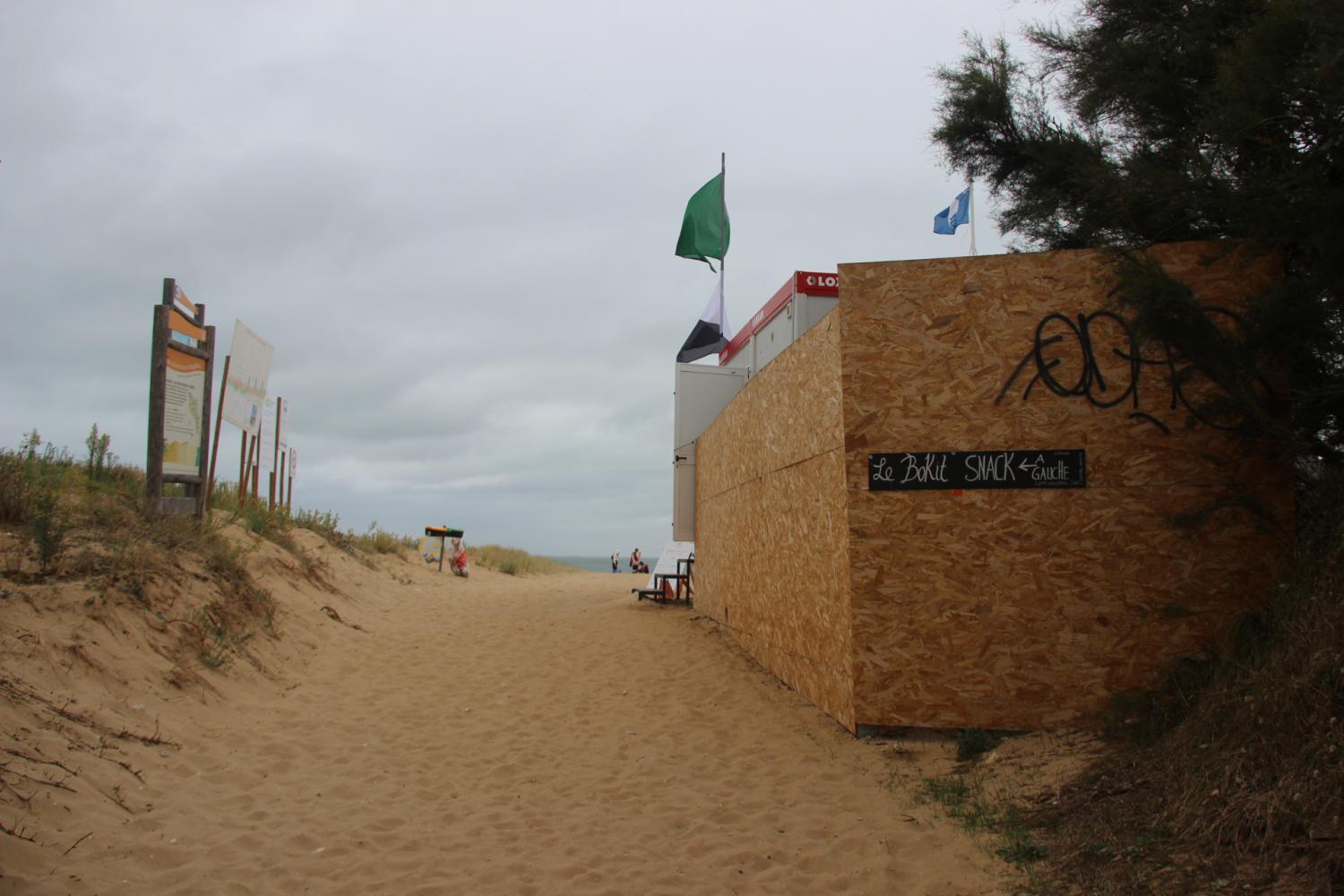 Accès plage - Plaisance