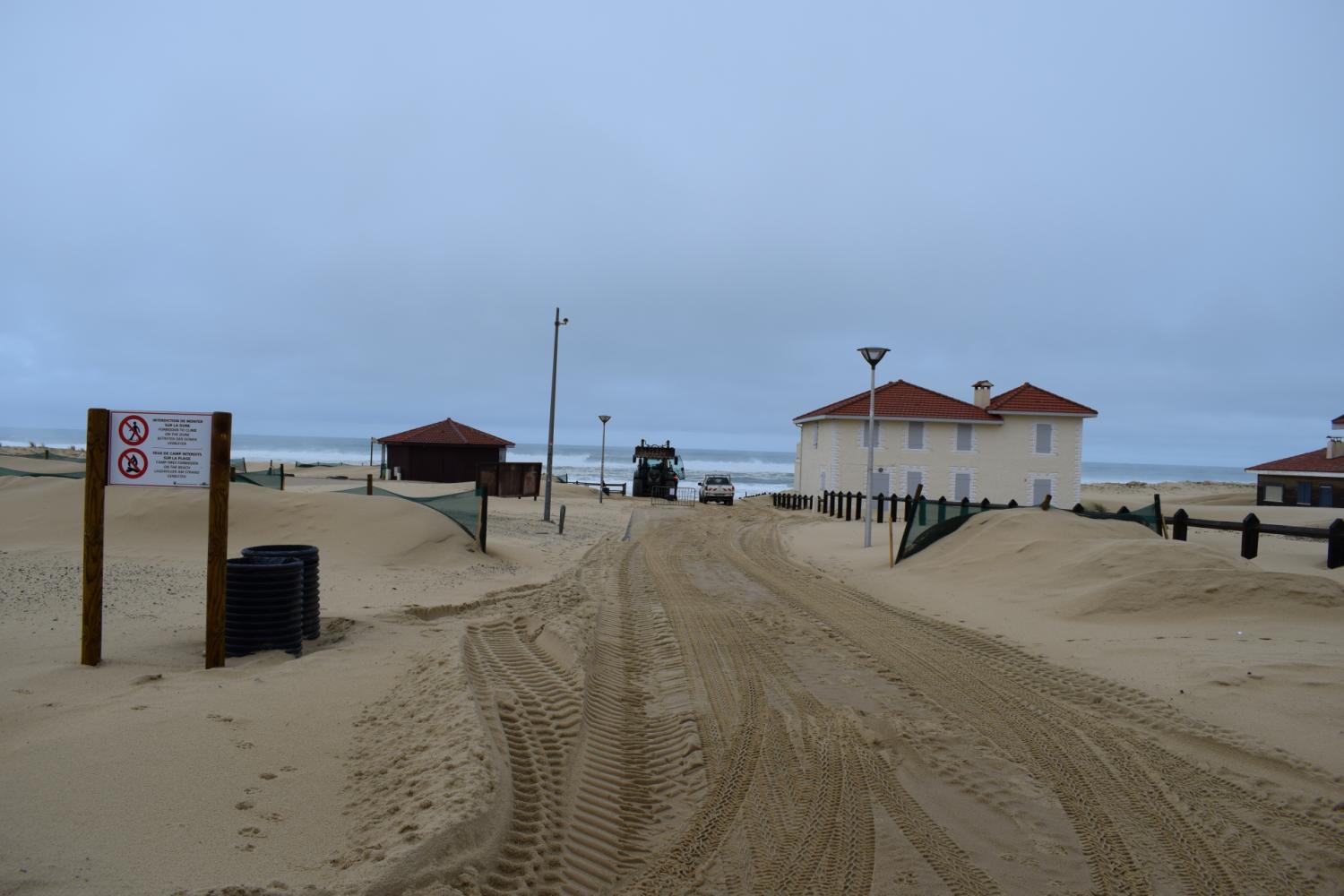 Descente vers la plage Saint Girons Plage 