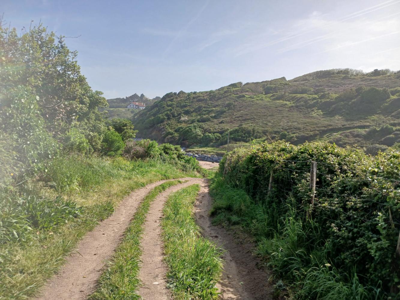 Chemin d'accès à la plage Avant travaux