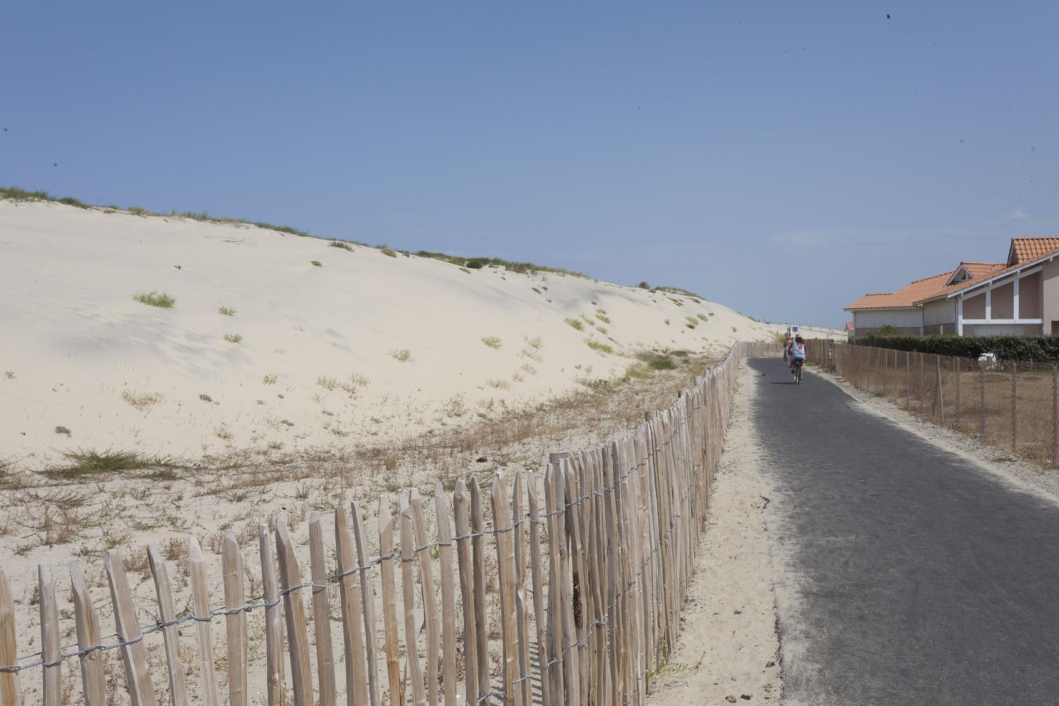 Continuité cyclable aménagée entre plage nord et Viviers