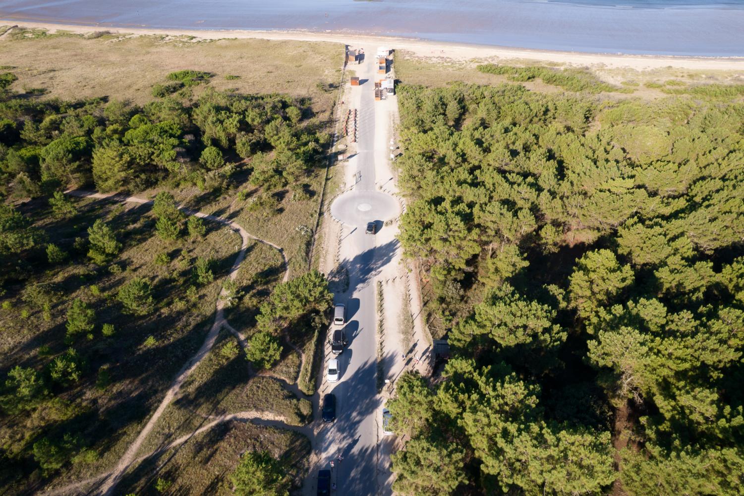 Vue drone depuis la terre - Vert Bois