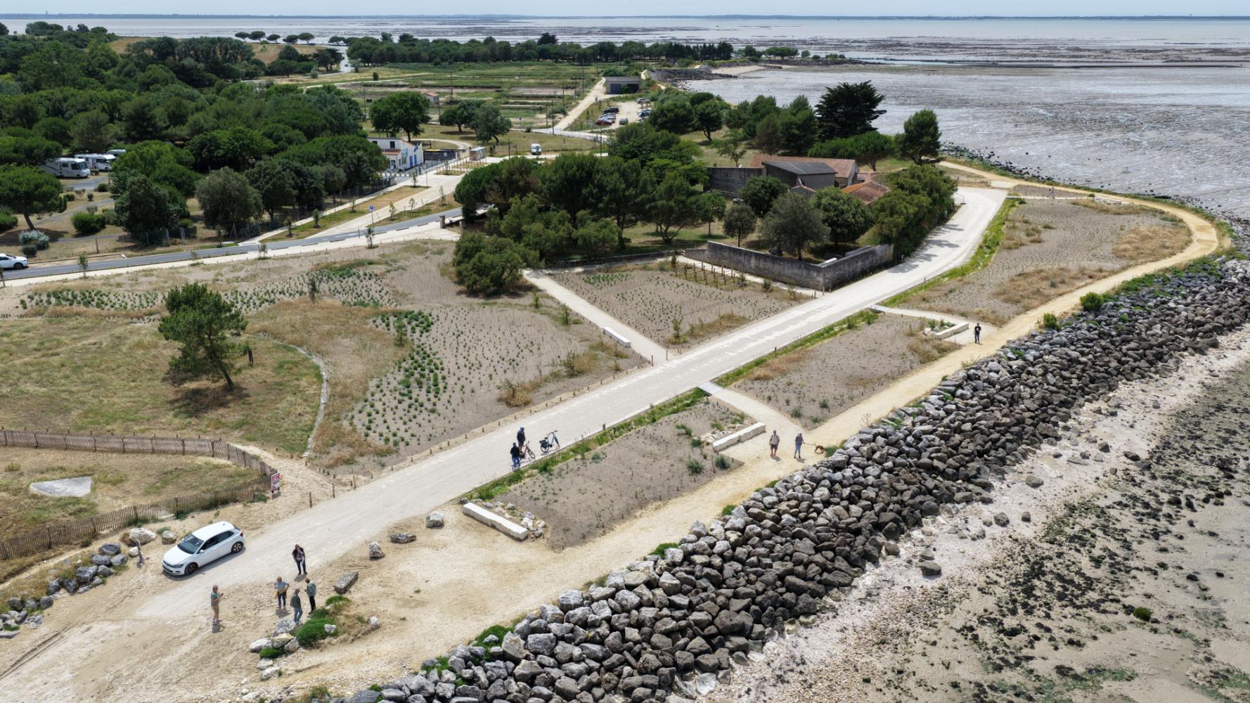 Vues aériennes de la Pointe de Port des Barques