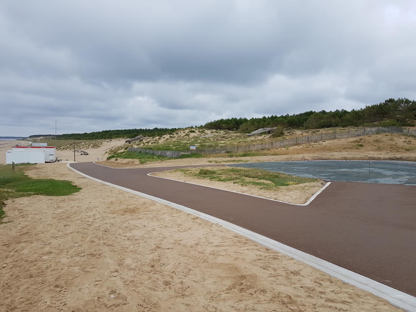 Descente à la plage 