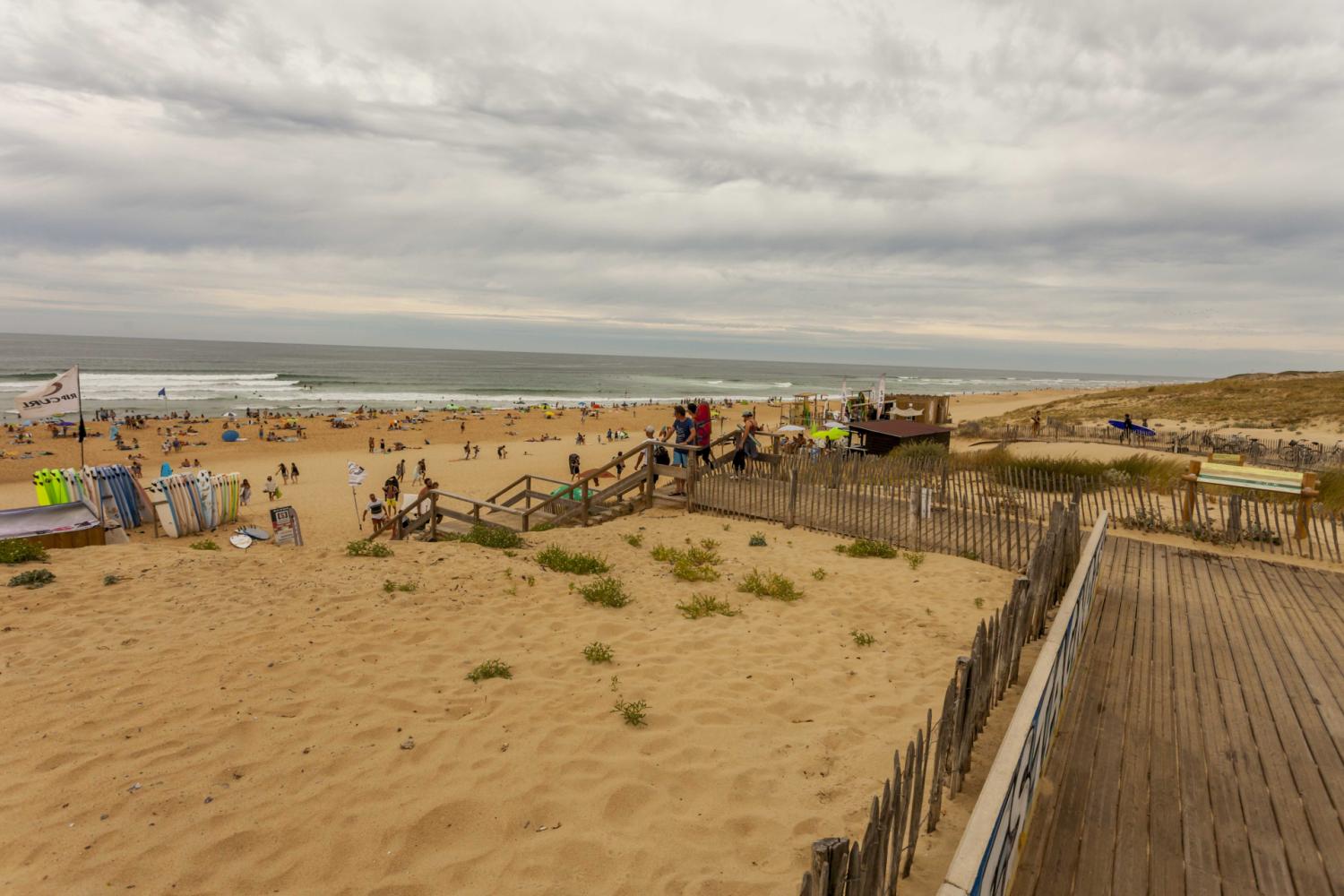 Descente à la plage 